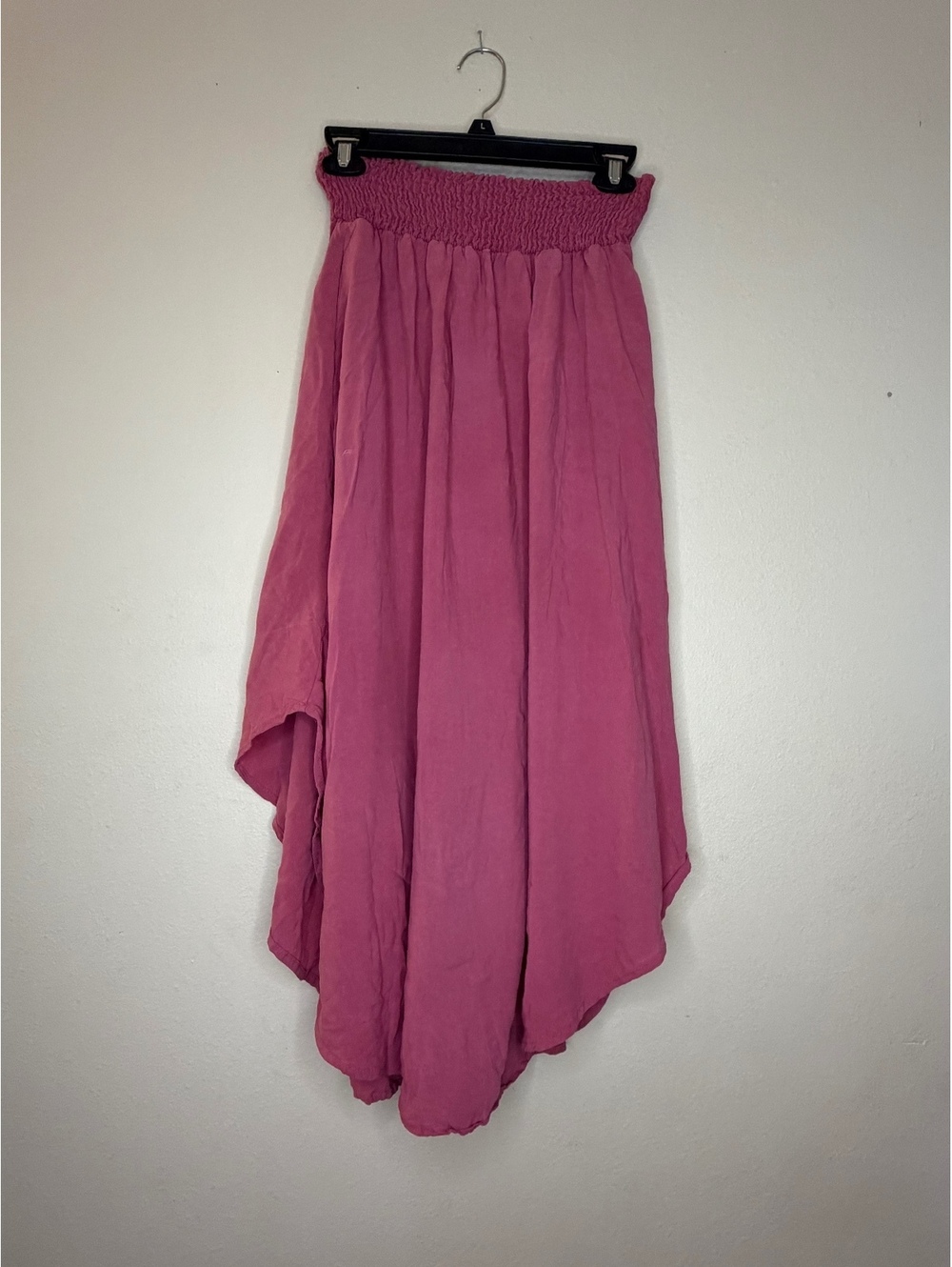 Final Touch Pink High-Low Maxi Skirt Size M